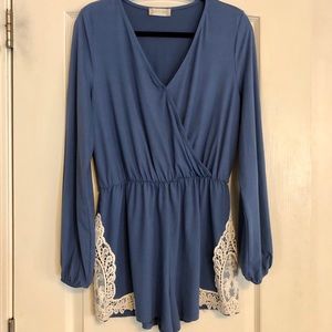 Long sleeve Altar’d State Romper